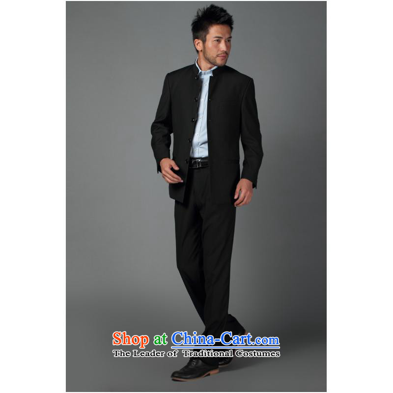 The Chinese stand collar black navy blue collar Chinese tunic suit male suits men suits for the Sau San navy blue collar 180XL/50, Chinese American days in accordance with the property (meitianyihuan) , , , shopping on the Internet