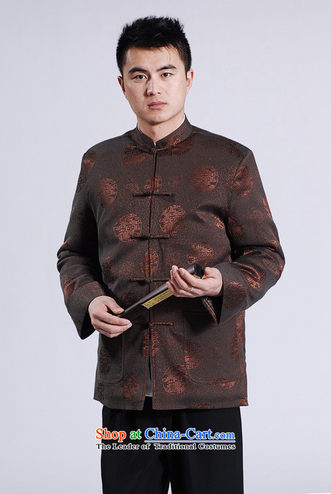 Ms Au King Mansion to men's jackets thick cotton plus add-Tang Tang replacing men long-sleeved sweater Chinese Dragon Tang blouses wine red M picture, prices, brand platters! The elections are supplied in the national character of distribution, so action, buy now enjoy more preferential! As soon as possible.