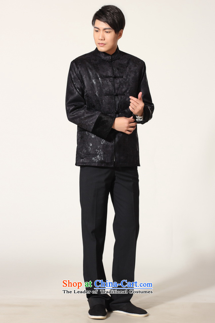 Shanghai, optimize ipo men's jacket water Sable Hair Tang Add Tang dynasty lint-free men long-sleeved sweater Chinese Dragon Tang blouses -B Black L picture, prices, brand platters! The elections are supplied in the national character of distribution, so action, buy now enjoy more preferential! As soon as possible.