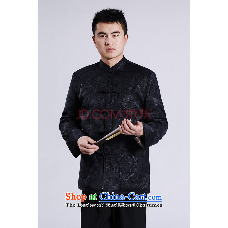 Shanghai, optimize ipo men's jackets thick cotton plus add-Tang Tang replacing men long-sleeved sweater Chinese Dragon Tang blouses -A black , L, Shanghai, optimization options , , , shopping on the Internet