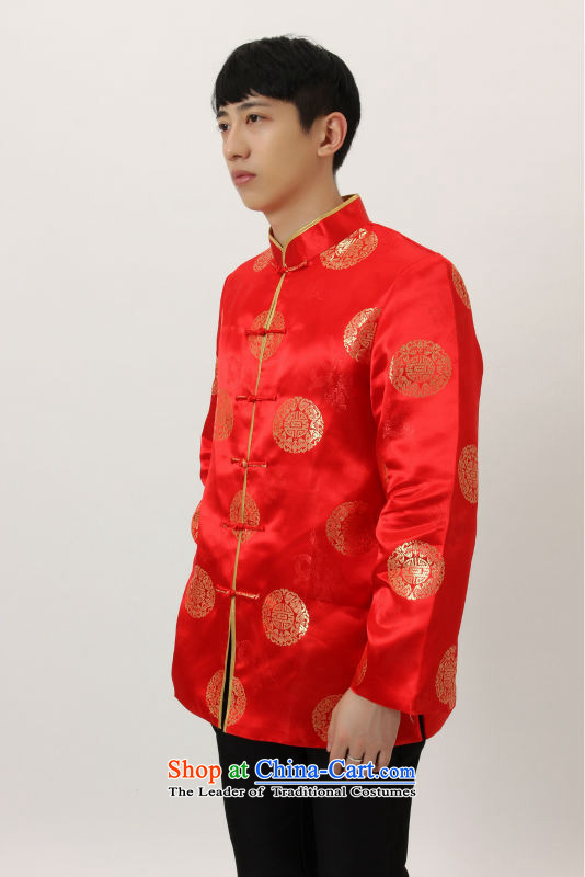 Shanghai, optimization options in Tang Dynasty older collar China wind dress too Shou Yi wedding services will Chinese male M4001 Tang dynasty on cyan L picture, prices, brand platters! The elections are supplied in the national character of distribution, so action, buy now enjoy more preferential! As soon as possible.