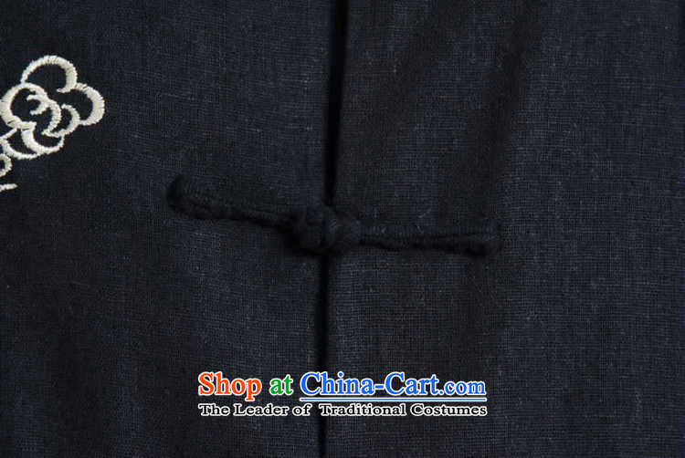 Shanghai, optimization options Tang Dynasty Men long-sleeved national costumes men Tang jackets collar embroidery Chinese dragon M1121 XXXL black picture, prices, brand platters! The elections are supplied in the national character of distribution, so action, buy now enjoy more preferential! As soon as possible.
