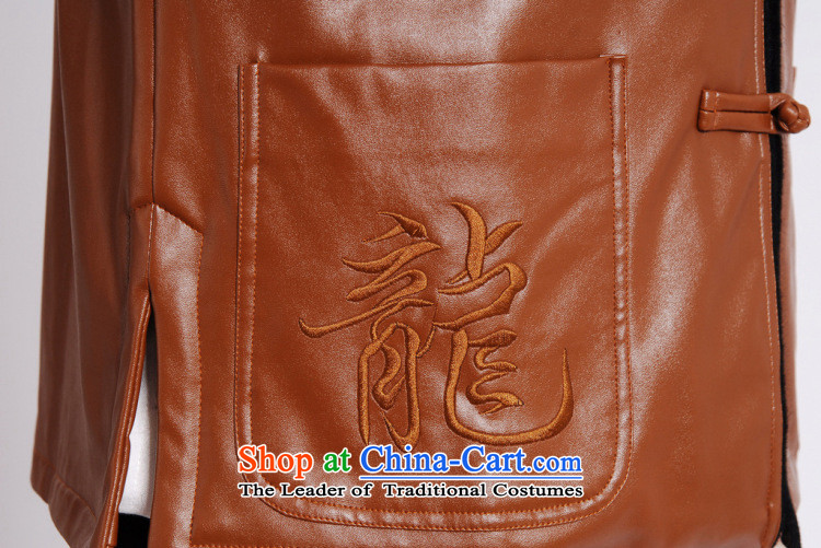 Shanghai, optimization options Tang Dynasty Men long-sleeved sweater Tang blouses men's leather jacket water Sable Hair Tang dynasty leather garments plus black XL pictures, lint-free price, brand platters! The elections are supplied in the national character of distribution, so action, buy now enjoy more preferential! As soon as possible.