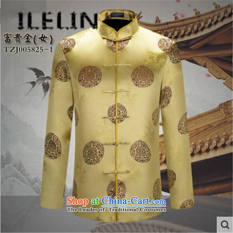 The fall of the new China ILELIN2015 wind couples grandfather Tang dynasty men of older persons in the Birthday Hi Dad Chinese Dress and contemptuous of banquet KANEO XXXL,ILELIN,,, shopping on the Internet