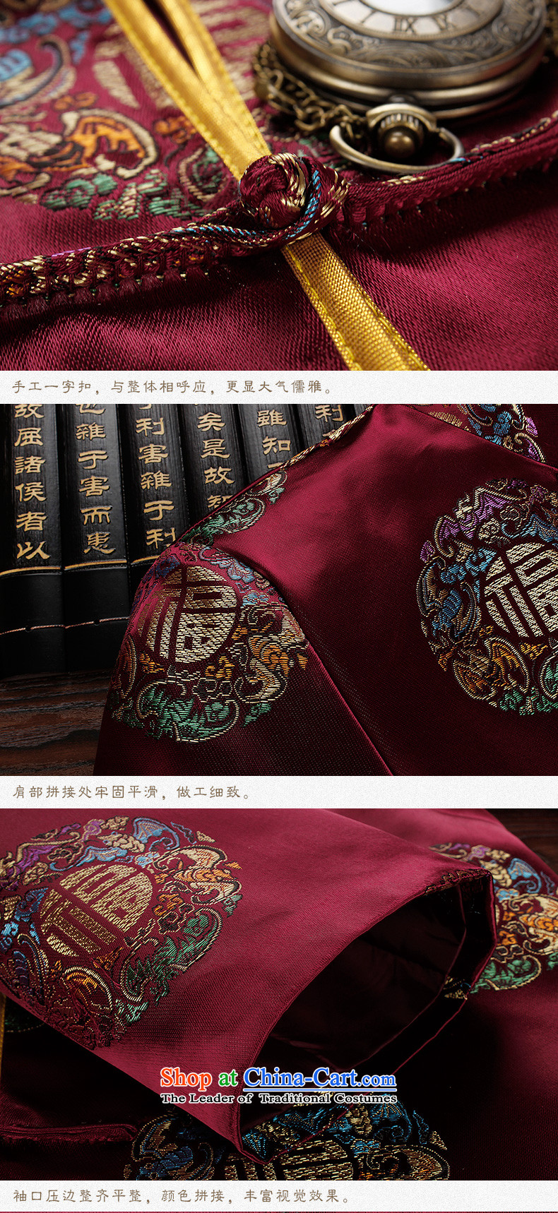 The 2015 autumn pick new older women and men in Tang Dynasty couples happy taxi birthday wedding Long-sleeve elderly Chinese Tang jackets Tang dynasty, noble men and women first female XL Photo, prices, brand platters! The elections are supplied in the national character of distribution, so action, buy now enjoy more preferential! As soon as possible.