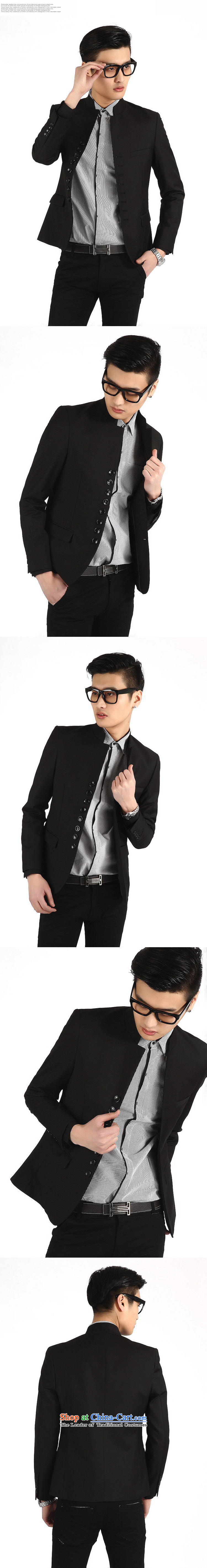 The autumn 2015 men's black single male taxi west jacket Chinese tunic Korean Sau San collar i suit male and black XXXL picture, prices, brand platters! The elections are supplied in the national character of distribution, so action, buy now enjoy more preferential! As soon as possible.