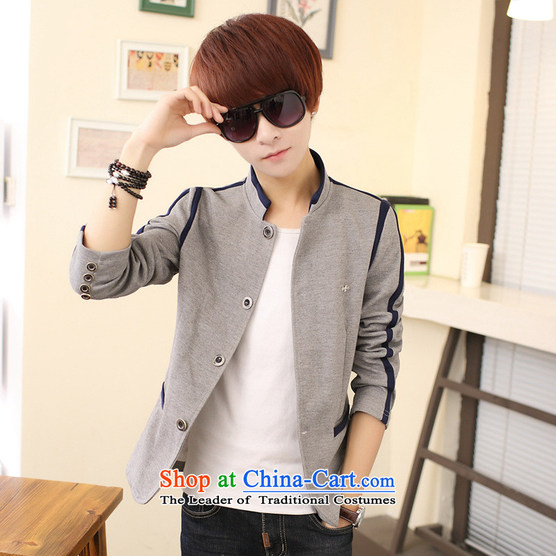 In spring and autumn 2015 New Chinese tunic Korean Men's Mock-Neck Sau San casual clothing Sau San Jacket coat 175 days in accordance with the American Black Hwan (meitianyihuan) , , , shopping on the Internet