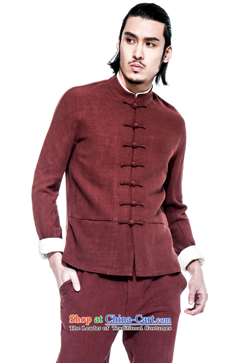 Phaedo of FZOG/ national costumes China wind up the clip cotton linen men washable pure color leisure long-sleeved Tang Dynasty Male Red XL Photo, prices, brand platters! The elections are supplied in the national character of distribution, so action, buy now enjoy more preferential! As soon as possible.