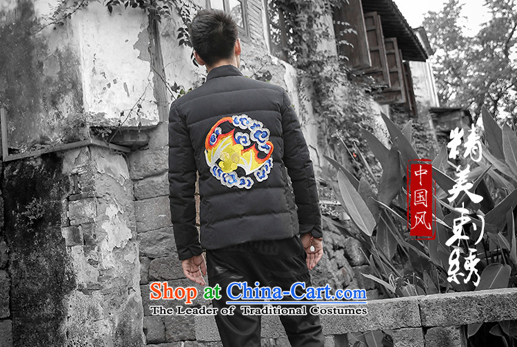 Dan Jie Shi Tang dynasty China Wind Jacket coat coat embroidered navy blue M picture, prices, brand platters! The elections are supplied in the national character of distribution, so action, buy now enjoy more preferential! As soon as possible.