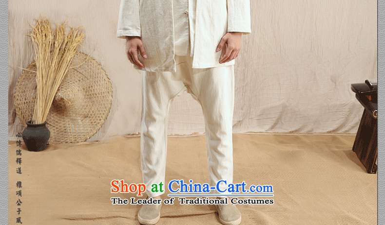 Cd 3 model compare China wind linen male Han Chinese jacket leisure Tang Ma load ethnic Han-yi autumn wind meter 185/100A(XXL) white picture, prices, brand platters! The elections are supplied in the national character of distribution, so action, buy now enjoy more preferential! As soon as possible.