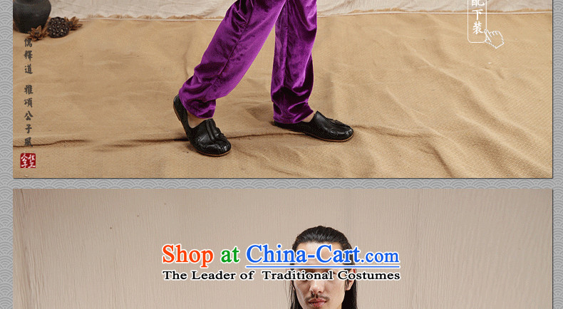 Cd 3 Model Kam Yi China wind linen male scouring pads Chinese jacket leisure Tang dynasty ethnic Han-yi autumn wind purple 175/92A(L) picture, prices, brand platters! The elections are supplied in the national character of distribution, so action, buy now enjoy more preferential! As soon as possible.