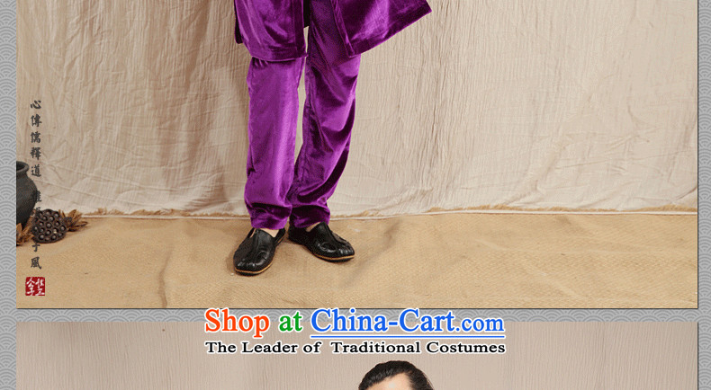 Cd 3 Model Kam Yi China wind linen male scouring pads Chinese jacket leisure Tang dynasty ethnic Han-yi autumn wind purple 175/92A(L) picture, prices, brand platters! The elections are supplied in the national character of distribution, so action, buy now enjoy more preferential! As soon as possible.