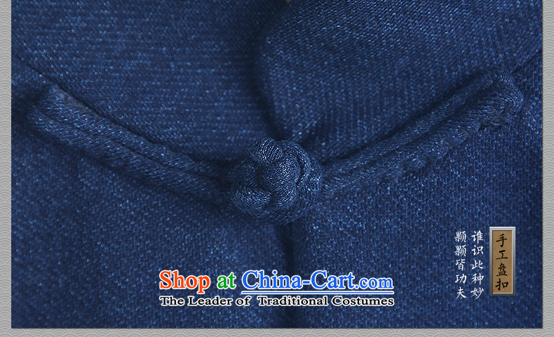 Cd 3 Model Jiang Xiaoyu China wind leisure Tang Dynasty Chinese Cotton Denim nation male Tang jackets Han-choo Denim blue 185/100A(XXL) picture, prices, brand platters! The elections are supplied in the national character of distribution, so action, buy now enjoy more preferential! As soon as possible.