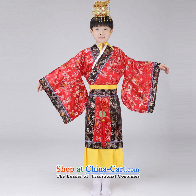 The Syrian children Han-time catching boy costume Will Tang Long Tang Dynasty Prince Edward King costumes and theatrical performances with yellow 150CM photo, prices, brand platters! The elections are supplied in the national character of distribution, so action, buy now enjoy more preferential! As soon as possible.