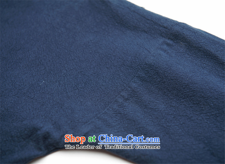 Phaedo grid style FZOG/ China wind spell color men comfortable cotton linen youth Long-sleeve leisure Tang blue L picture, prices, brand platters! The elections are supplied in the national character of distribution, so action, buy now enjoy more preferential! As soon as possible.