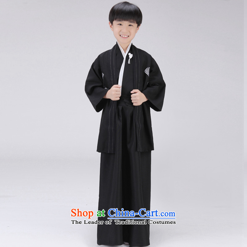 The Syrian children stay kimono boy photographed the Japanese samurai services will start with the Photo Album Children Annual stage costumes will clothes black 120CM photo, prices, brand platters! The elections are supplied in the national character of distribution, so action, buy now enjoy more preferential! As soon as possible.