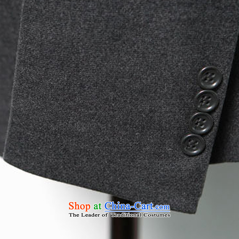 Install the latest autumn and winter UYUK2015) Date of retro Chinese tunic jacket Korean Men's Mock-Neck Sau San Mao? The suit leisure suit male and gray hair? XXL,UYUK,,, shopping on the Internet