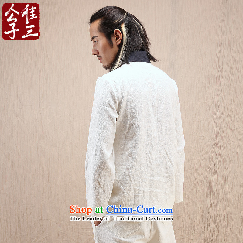 Cd 3 of the jian Han Model China wind linen men Hon Ma Chinese jacket leisure Tang dynasty ethnic Han-SHIRT AKIKURA 180/96A(XL), TSING CD 3 , , , shopping on the Internet
