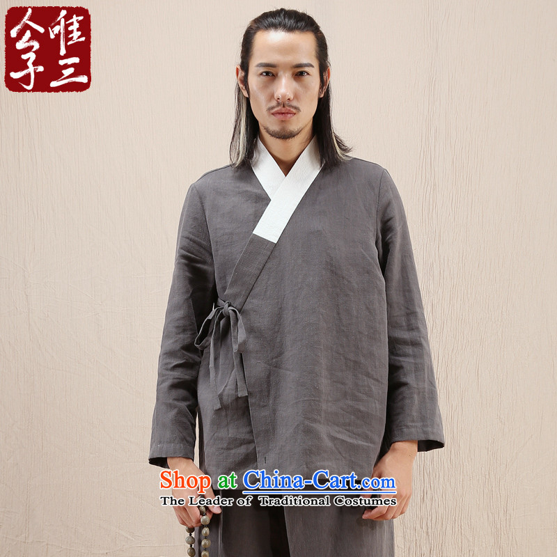 Cd 3 of the jian Han Model China wind linen men Hon Ma Chinese jacket leisure Tang dynasty ethnic Han-SHIRT AKIKURA 180/96A(XL), TSING CD 3 , , , shopping on the Internet