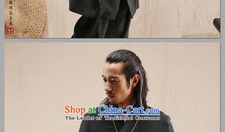 Cd 3 model of Liang Han-China wind linen male Han Chinese jacket leisure Tang Ma load ethnic Han-yi autumn wind black 170/88A(M) picture, prices, brand platters! The elections are supplied in the national character of distribution, so action, buy now enjoy more preferential! As soon as possible.