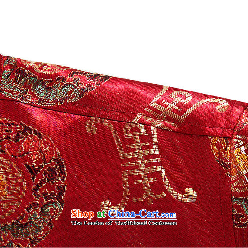 Beijing OSCE Tang jacket fall in the number of older men long-sleeved jacket Tang dynasty during the spring and autumn men's China wind XXL, red (Beijing) has been pressed. OOH JOE shopping on the Internet