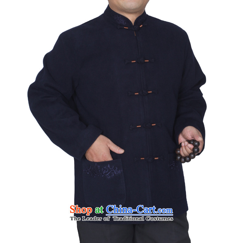 The autumn and winter new solid color embroidery upscale male jacket in Tang Dynasty elderly father woolen W1502 blended gray photo 190 yards, prices, brand platters! The elections are supplied in the national character of distribution, so action, buy now enjoy more preferential! As soon as possible.