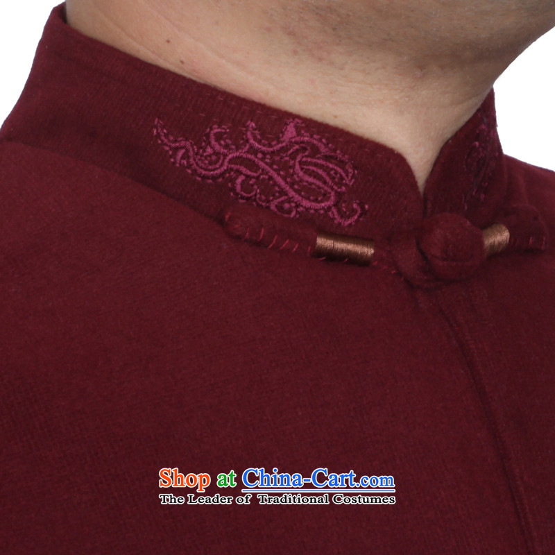 The autumn and winter new solid color embroidery upscale male jacket in Tang Dynasty elderly father woolen W1502 blended gray photo 190 yards, prices, brand platters! The elections are supplied in the national character of distribution, so action, buy now enjoy more preferential! As soon as possible.