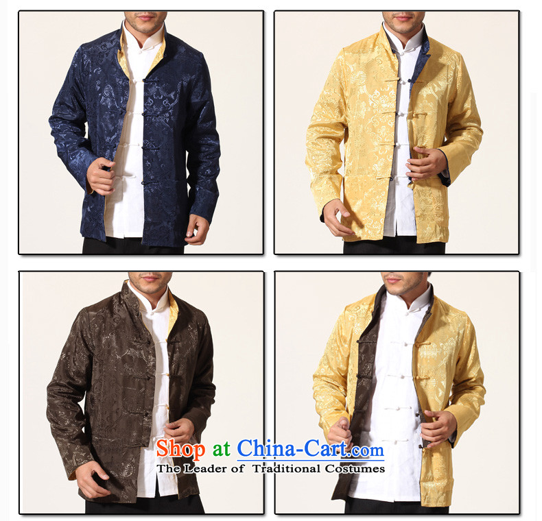 The fall of ILELIN2015 older persons men long-sleeved shirt Tang Dynasty Chinese middle-aged men's Han-costume father grandfather autumn jackets red XXL picture, prices, brand platters! The elections are supplied in the national character of distribution, so action, buy now enjoy more preferential! As soon as possible.