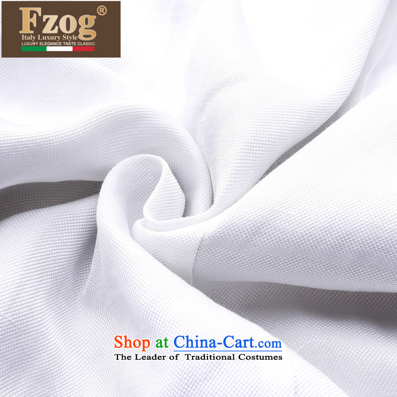 Phaedo of FZOG/ autumn and winter comfortable cotton linen Chinese shirt collar retro-tie long-sleeved jacket white XXXL,FZOG,,, Tang shopping on the Internet