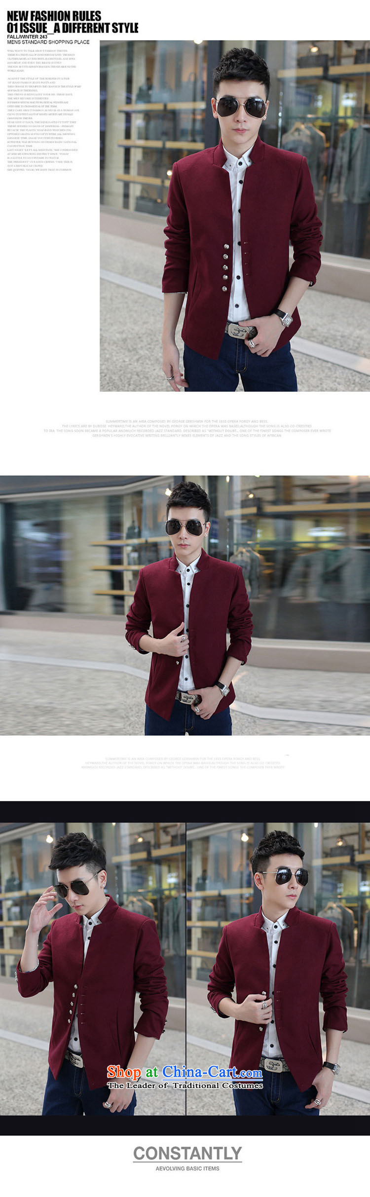 The first fall 2015 respecting men's jackets Korean Sau San collar gross? Chinese tunic jacket Black XL Photo, prices, brand platters! The elections are supplied in the national character of distribution, so action, buy now enjoy more preferential! As soon as possible.