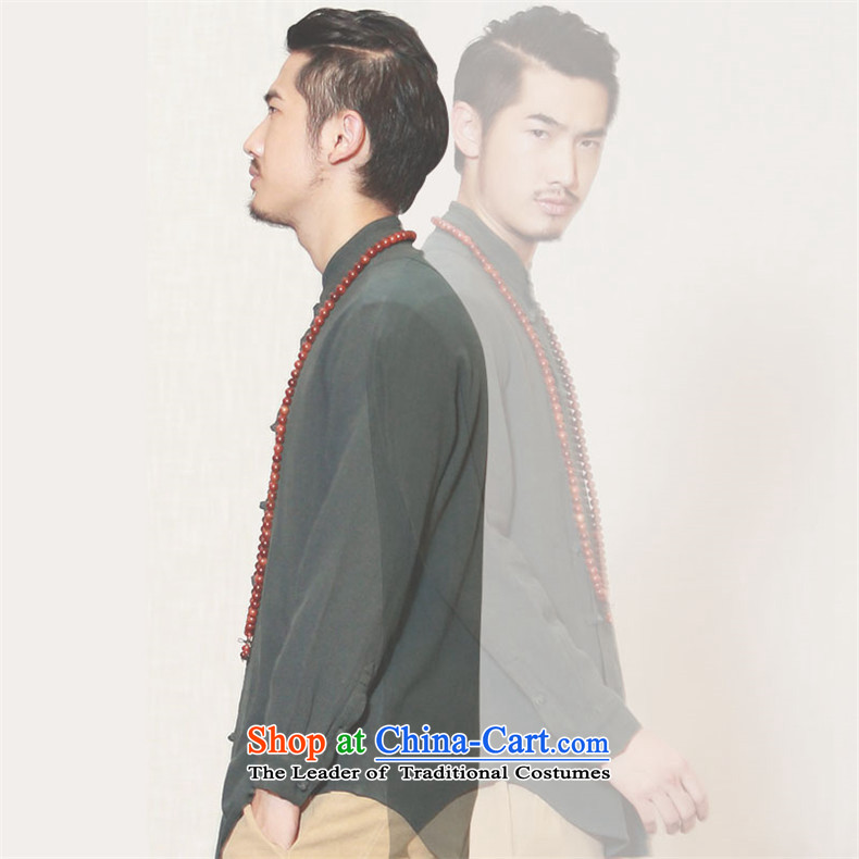 Phaedo of FZOG/ national costumes linen men fall jacket improved Han-chinese disc detained leisure Tang Dynasty Army Green M picture, prices, brand platters! The elections are supplied in the national character of distribution, so action, buy now enjoy more preferential! As soon as possible.