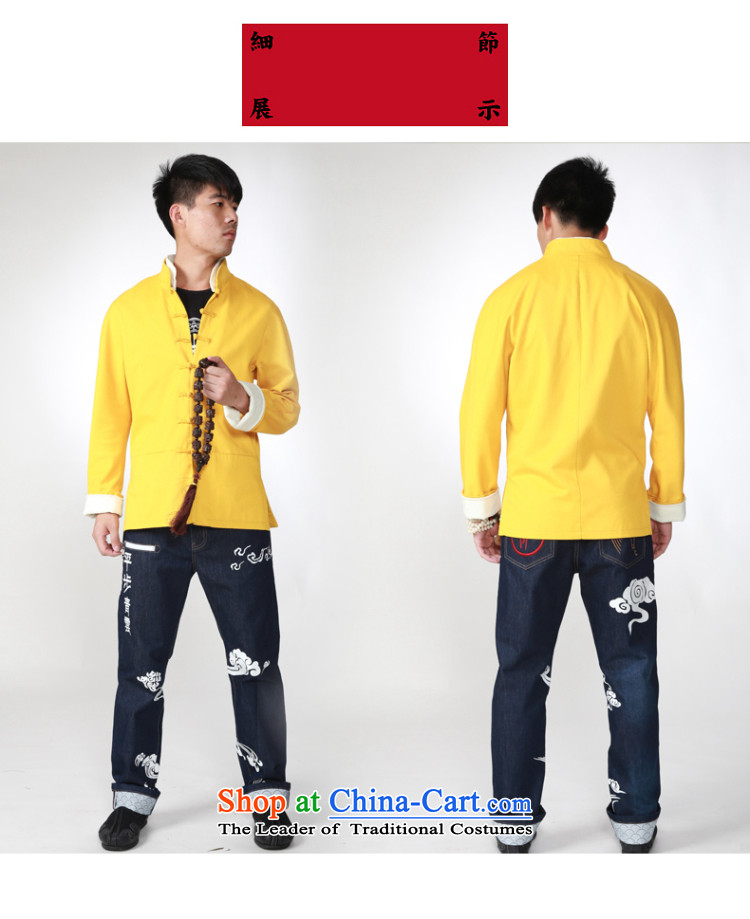 Sagci 2015 new autumn and winter national retro China wind Men's Mock-Neck stylish youth Sau San Tong Blouses Yellow M picture, prices, brand platters! The elections are supplied in the national character of distribution, so action, buy now enjoy more preferential! As soon as possible.