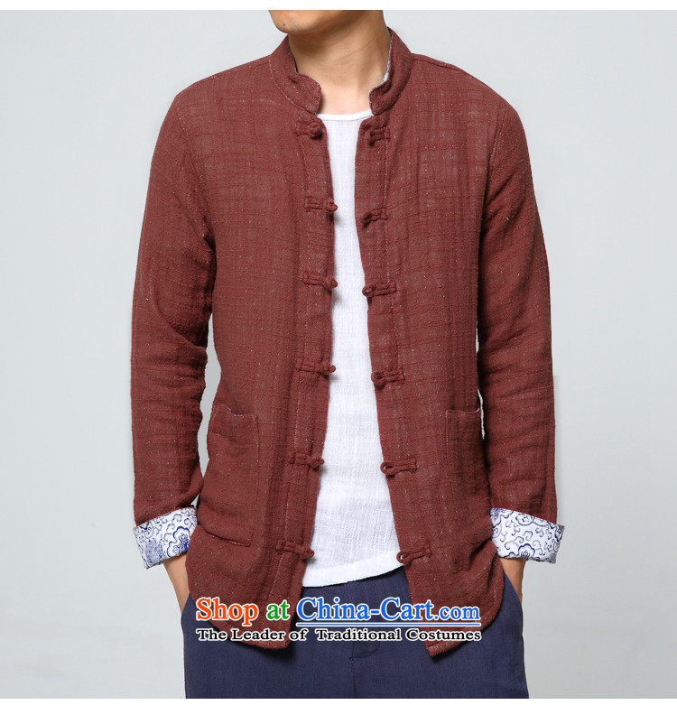 Red Addis Ababa poem Yao 2015 autumn and winter new national China Wind Jacket very casual male linen coat collar Tang Dynasty Chinese Han-cotton linen navy blue T-shirt material XL Photo, prices, brand platters! The elections are supplied in the national character of distribution, so action, buy now enjoy more preferential! As soon as possible.