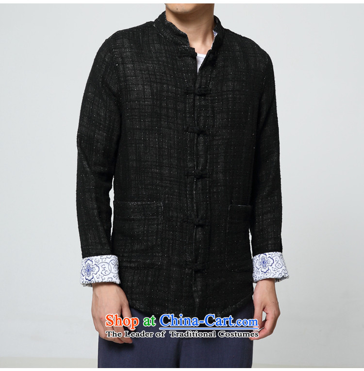 Red Addis Ababa poem Yao 2015 autumn and winter new national China Wind Jacket very casual male linen coat collar Tang Dynasty Chinese Han-cotton linen navy blue T-shirt material XL Photo, prices, brand platters! The elections are supplied in the national character of distribution, so action, buy now enjoy more preferential! As soon as possible.