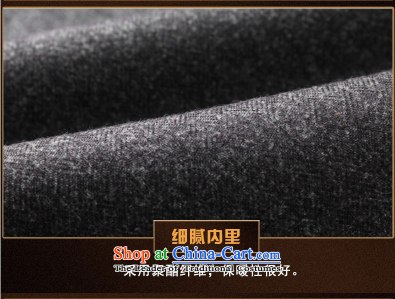 Mr. Yi Haining are leather Clothes for Men's Mock-Neck Tang Dynasty Chinese tunic business and leisure 3301 XL pictures, price Brown, brand platters! The elections are supplied in the national character of distribution, so action, buy now enjoy more preferential! As soon as possible.