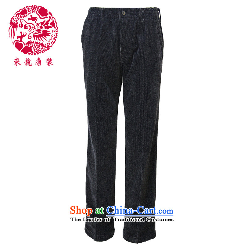 To replace the fall of Tang Lung China Wind Pant 14325 male black 48 Black 54