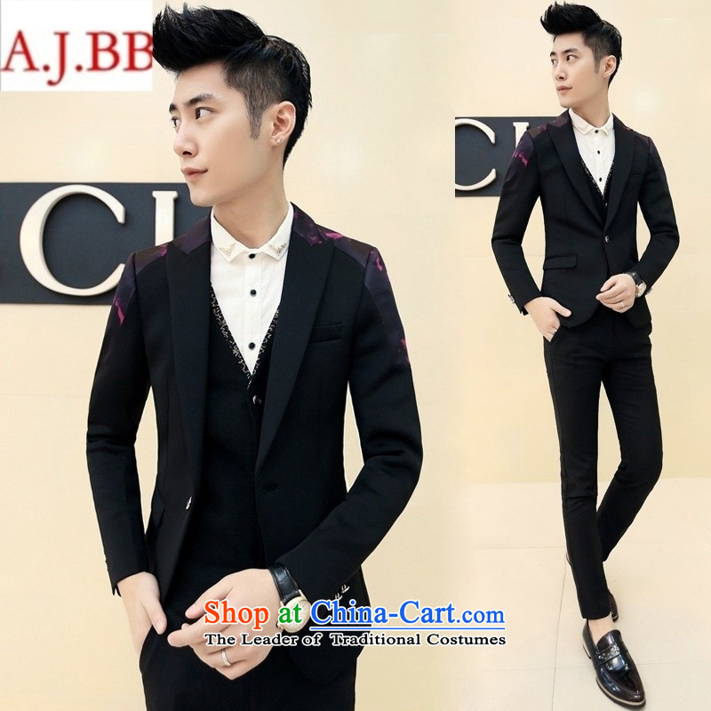 September *2015 autumn and winter clothes shops won version stamp men suit Sau San bridegroom suit who suits A407 XZ30 with black EUR48,A.J.BB,,, shopping on the Internet