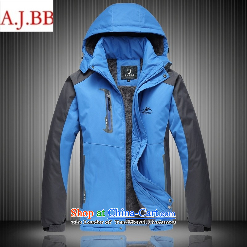 September clothes shops *2014 new autumn and winter outdoor men men's emergency unit plus lint-free thick-yi fertilizer xl climbing red XXL,A.J.BB,,, shopping on the Internet