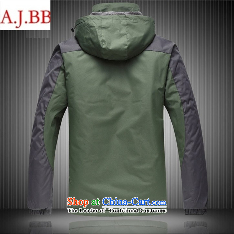 September clothes shops *2014 new autumn and winter outdoor men men's emergency unit plus lint-free thick-yi fertilizer xl climbing red XXL,A.J.BB,,, shopping on the Internet