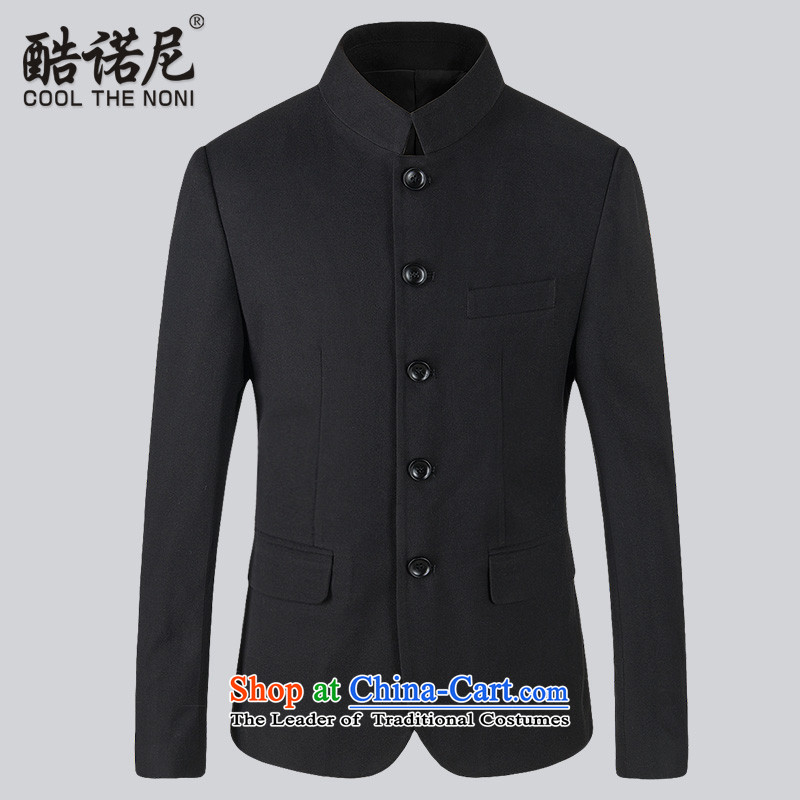 The Benoni 2015 Autumn core Chinese tunic men Korean Tang Dynasty Chinese collar jacket suit Sau San, dark blue , L, The Benoni core , , , shopping on the Internet