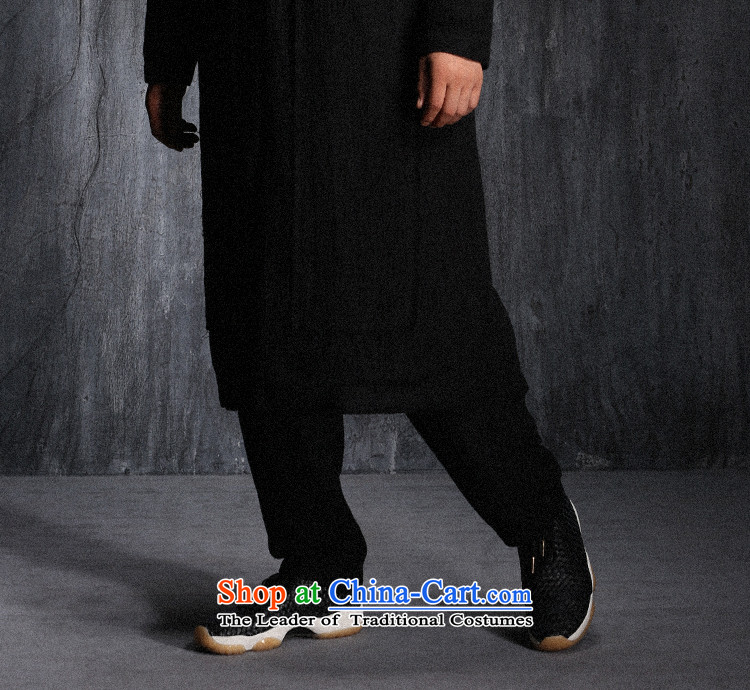 Custom (Sui Tang as virtual pole beast/China wind long linen coat Tang jackets men fall new black pre-sale prices, pictures, M brand platters! The elections are supplied in the national character of distribution, so action, buy now enjoy more preferential! As soon as possible.
