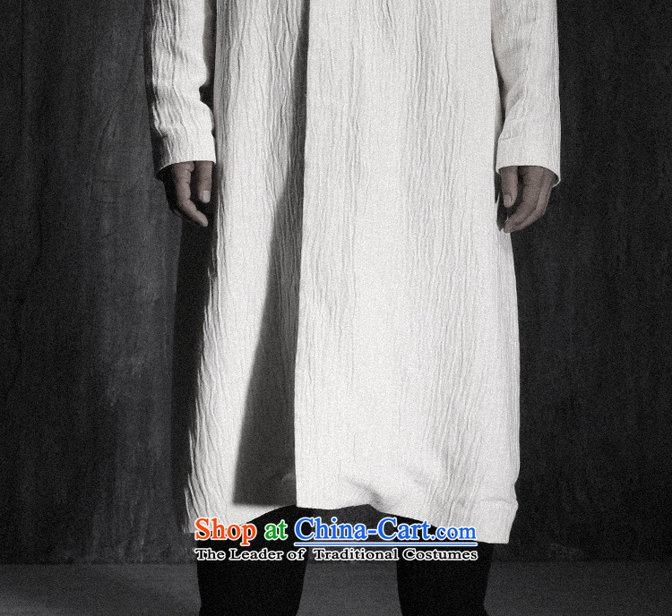 Custom (Sui Tang as water tap beast/China wind minimalist long linen Tang jackets men fall new white pre-sale prices, pictures, M brand platters! The elections are supplied in the national character of distribution, so action, buy now enjoy more preferential! As soon as possible.