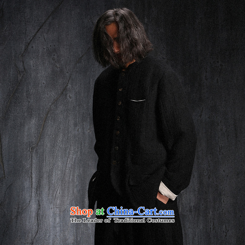 Custom (Sui Tang as Israeli Defense beast/original personality pockets cotton linen Tang jackets and new black spot S autumn Rui beasts Church , , , shopping on the Internet