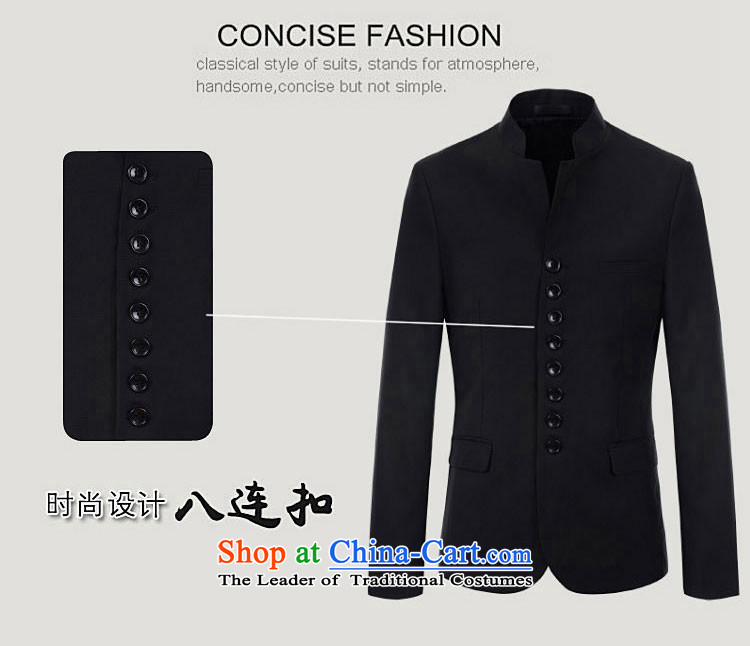 Dan Jie Shi 2015 Autumn) on the founding of wind to reduced revival mode Chinese tunic suit collar long-sleeved black XL110 to 120 catties picture, prices, brand platters! The elections are supplied in the national character of distribution, so action, buy now enjoy more preferential! As soon as possible.