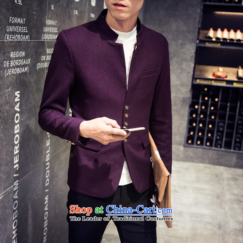 Eslite men Korean small Sau San jacket XXL, wine red X21 (CENPIN Eslite) , , , shopping on the Internet