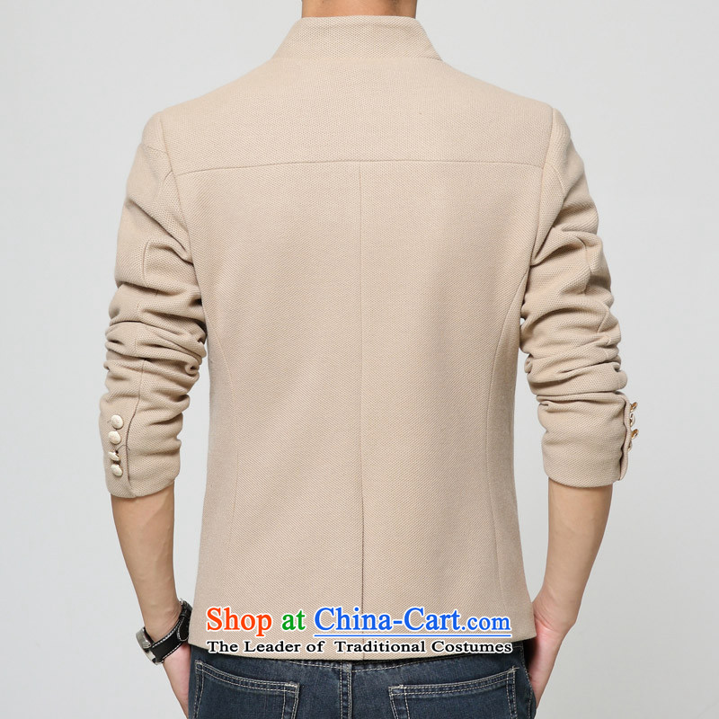  Load New waxberry autumn England collar small suits against the Jewish men knitting suit Korean Chinese tunic suit coats of Sau San Leisure China wind male khaki xl,waxberry,,, shopping on the Internet