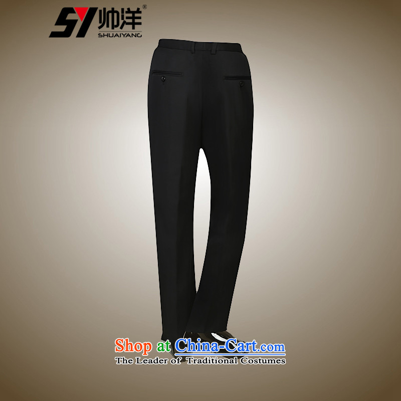 Yohei Kono Yohei Kono Shuai Shuai New Men Chinese tunic pants Black classic waist with retractable male black trousers , spring and autumn (Shuai SHUAIYANG) , , , shopping on the Internet