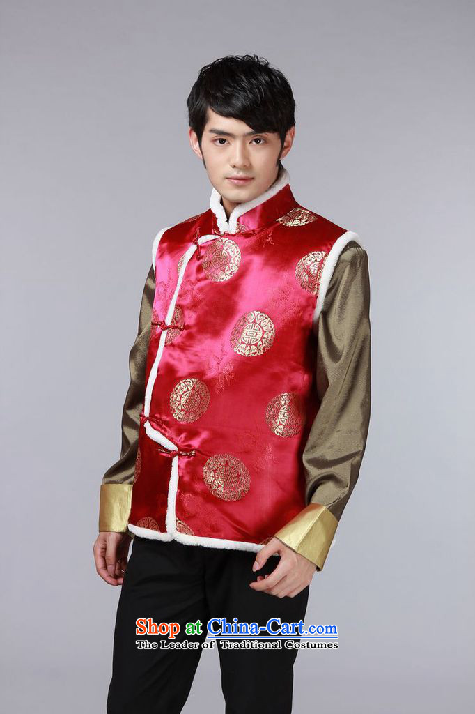 The autumn and winter new national costumes men Tang Dynasty Chinese tunic characteristics for winter clothing, a Chinese JSL015YZ large red XL Photo, prices, brand platters! The elections are supplied in the national character of distribution, so action, buy now enjoy more preferential! As soon as possible.