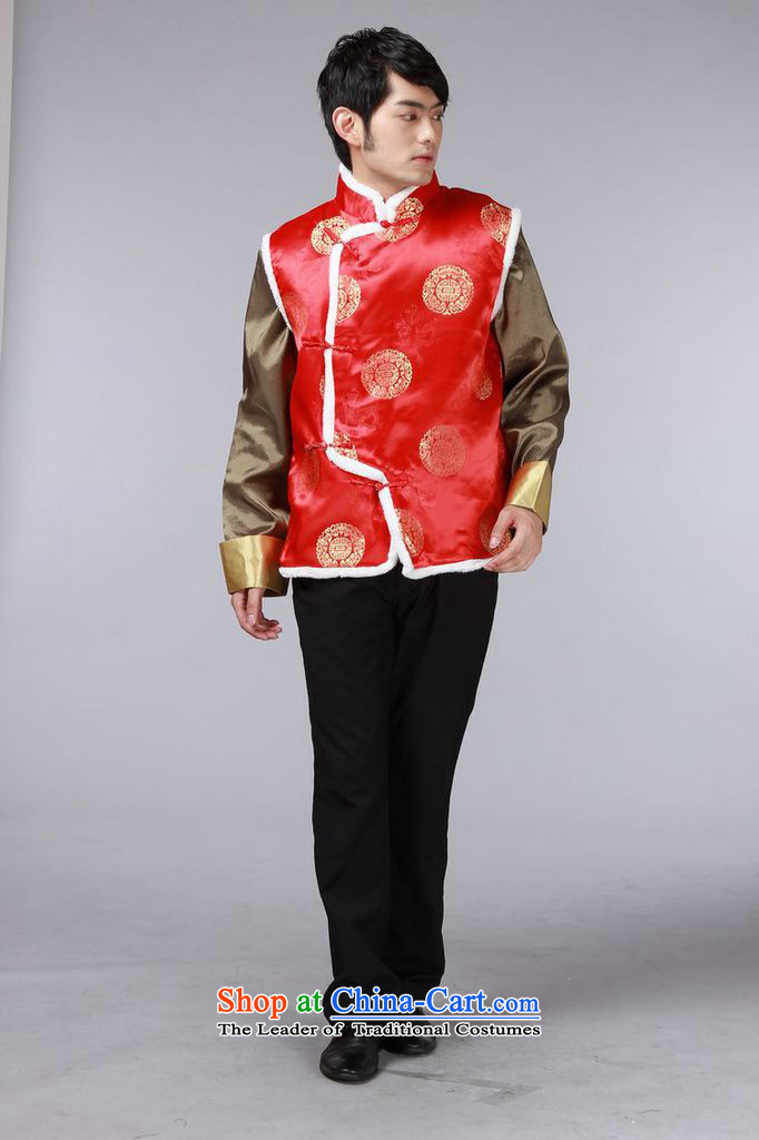 The autumn and winter new national costumes men Tang Dynasty Chinese tunic characteristics for winter clothing, a Chinese JSL015YZ large red XL Photo, prices, brand platters! The elections are supplied in the national character of distribution, so action, buy now enjoy more preferential! As soon as possible.