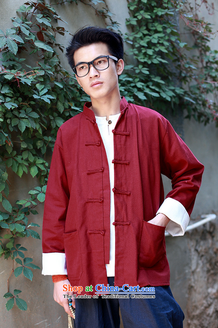 The autumn and winter new national costumes Tang dynasty men wearing long-sleeved jacket features Chinese tunic Tang JSL019YZ RED XXL picture, prices, brand platters! The elections are supplied in the national character of distribution, so action, buy now enjoy more preferential! As soon as possible.